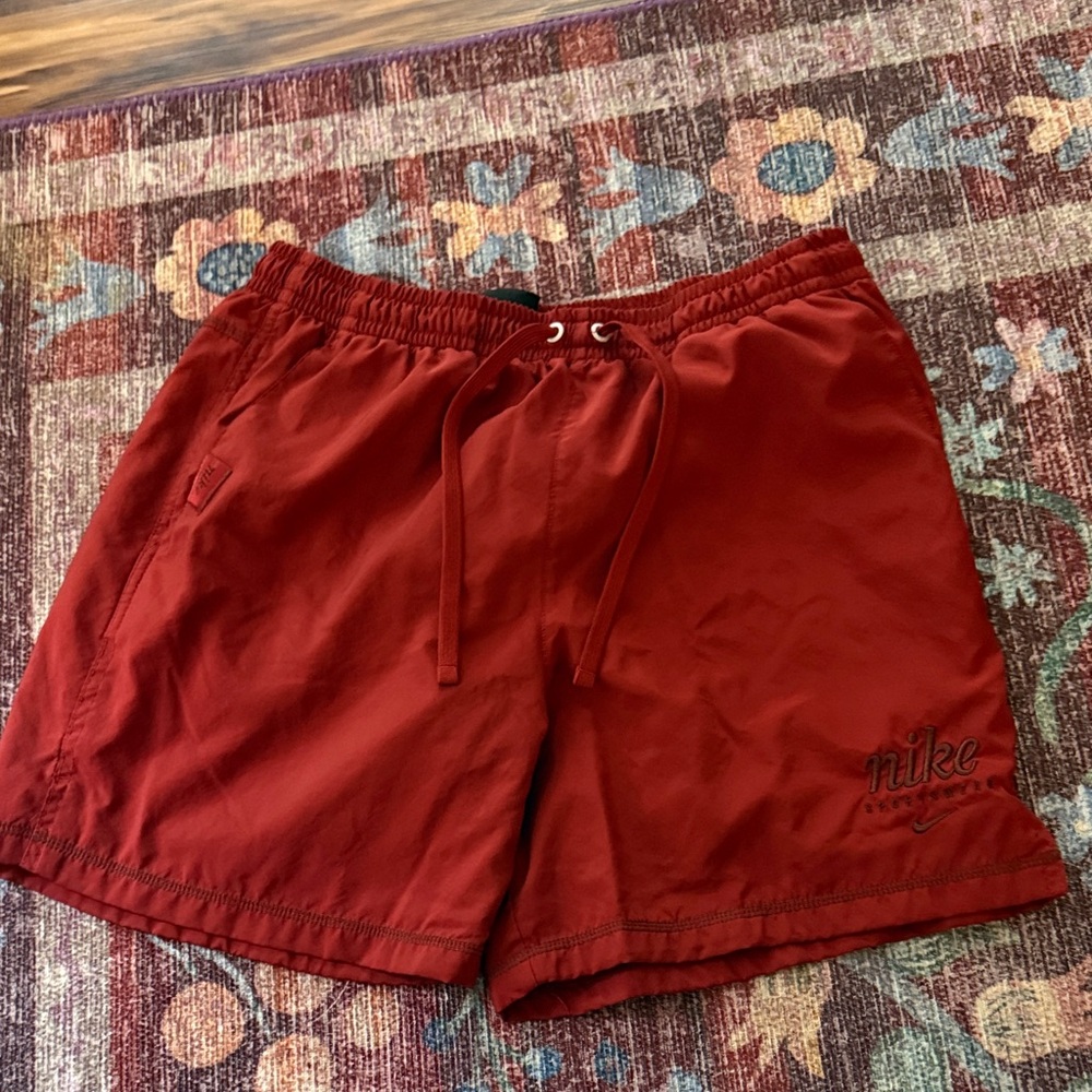 Nike Men's Deep Red Swim Trunks